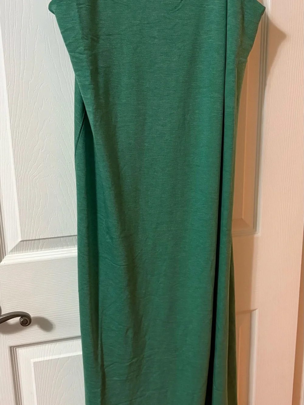 Zenana Outfitters Kelly Green Strappy Knit Maxi Dress NEW - Picture 2 of 10